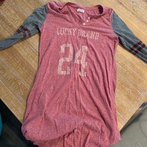 Lucky brand sleep top vtg cozy